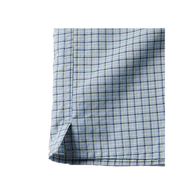 ZIP UP WAVE SHIRT BLUE