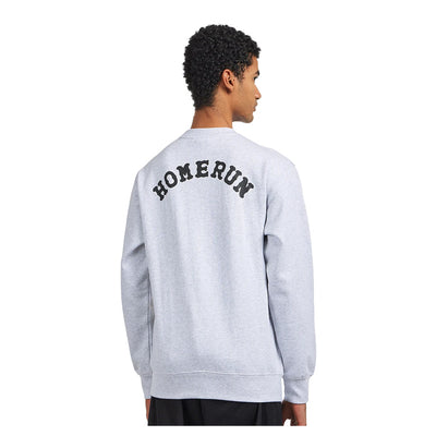 Throw Up Man Frame Crewneck Gray