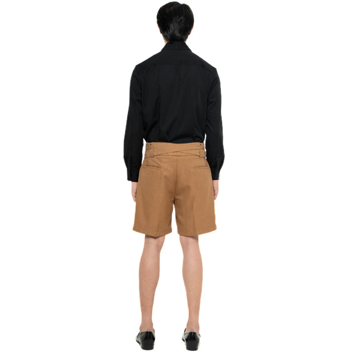CAMEL DOUBLE WAISTBAND SHORT PANTS JS PM – Seek Indonesia
