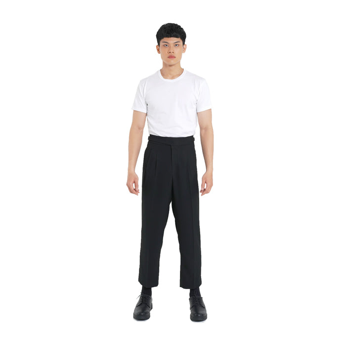 BLACK GURKHA PANTS