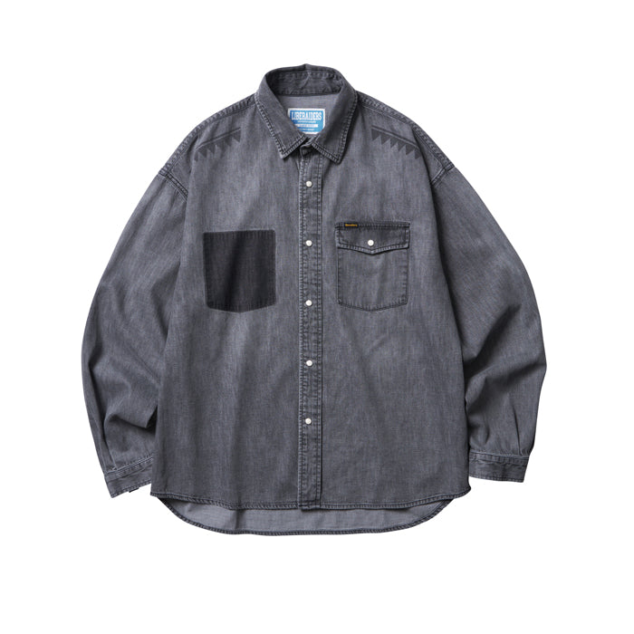 TRIBAL DENIM SHIRT