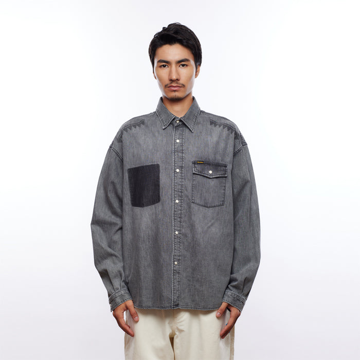 TRIBAL DENIM SHIRT