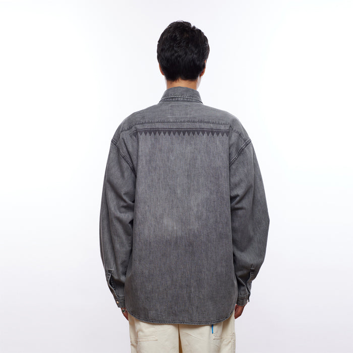 TRIBAL DENIM SHIRT