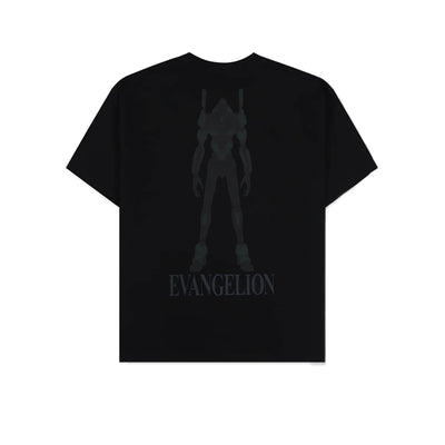 EVANGELION X PLEASURE ANGEL ATTACK HEAVYWEIGHT SHIRT - FADED BLACK