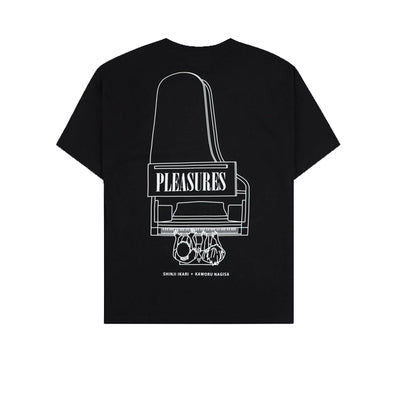 EVANGELION X PLEASURE PIANO T-SHIRT - BLACK