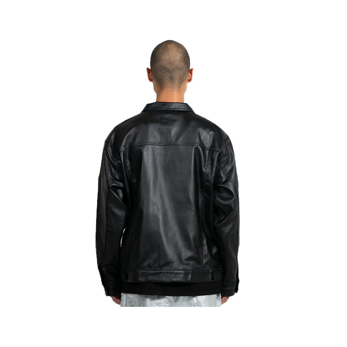 LATEX TRUCKER JACKET