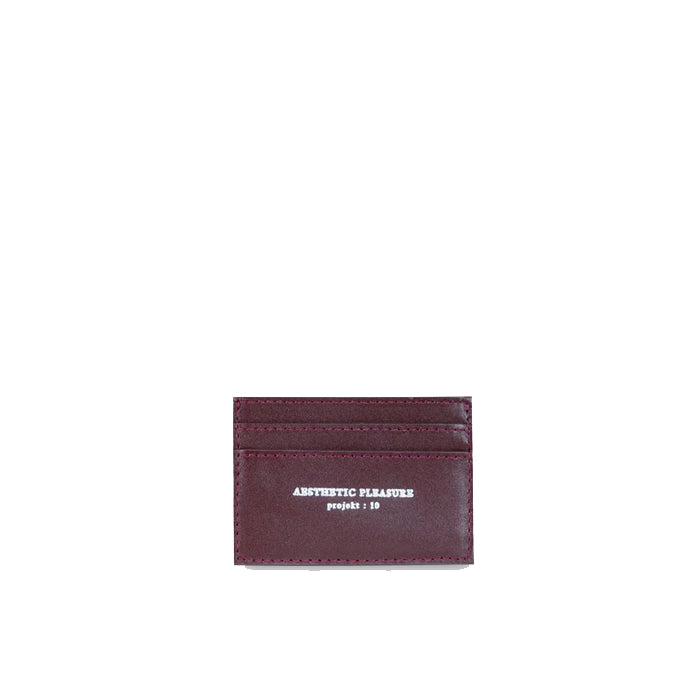 Recta Cardholder Nappa Maroon