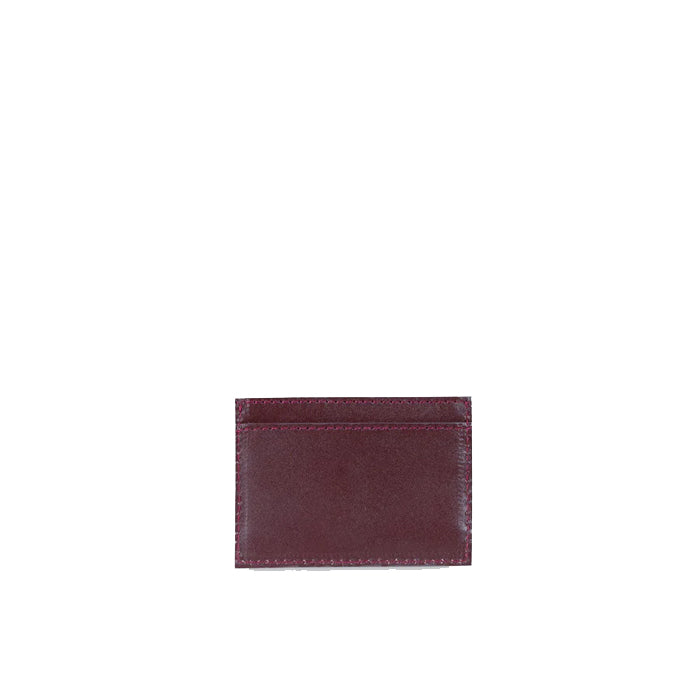 Recta Cardholder Nappa Maroon