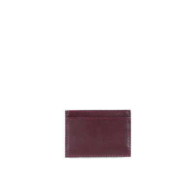Recta Cardholder Nappa Maroon