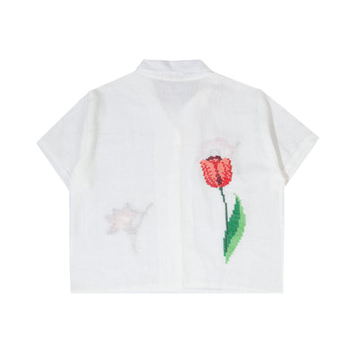 Bloom Cross-stitches Shirt