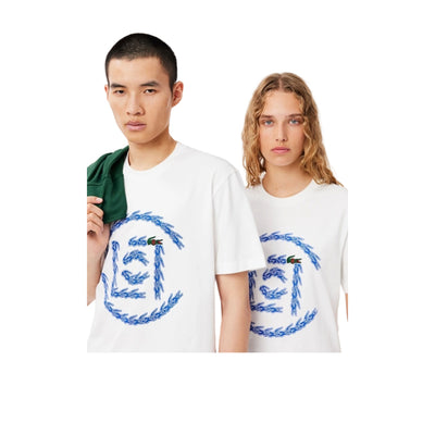 Unisex Lacoste x CLOT Regular Fit Cotton Graphic T-Shirt