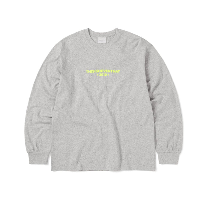 R-Logo L/S Tee - Heather Grey