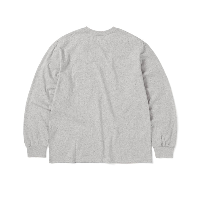 R-Logo L/S Tee - Heather Grey