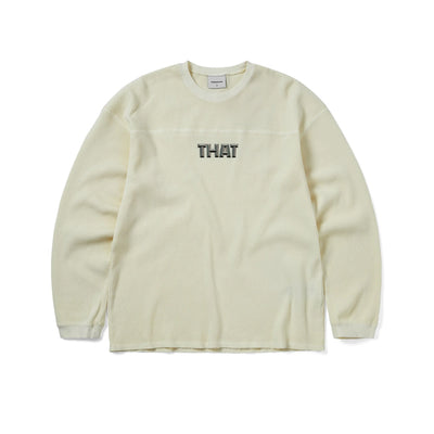 THAT Waffle L/S Tee Ivory