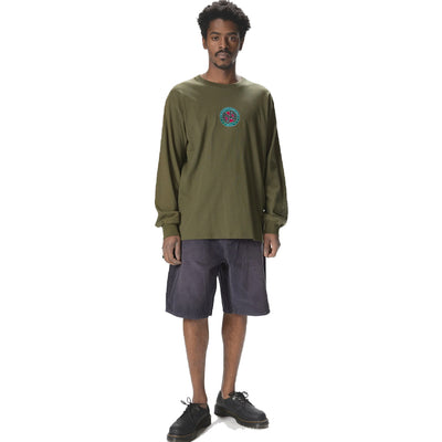Monogram L/S Tee Olive