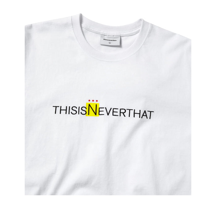 3 Dots Logo Tee White