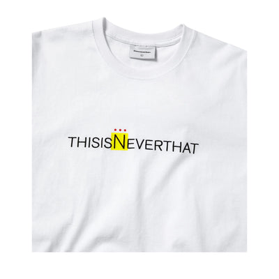 3 Dots Logo Tee White