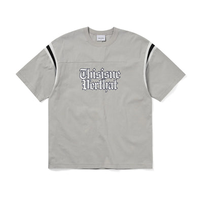 Football Tee Grey