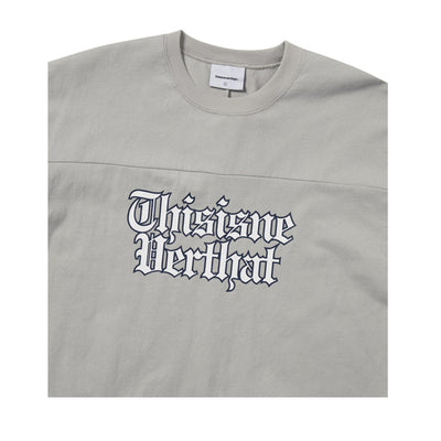 Football Tee Grey