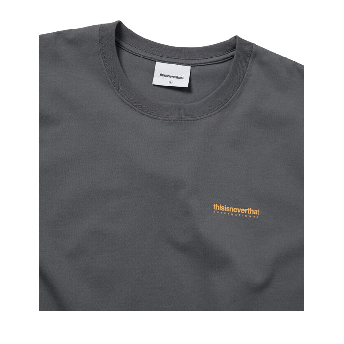 INTL. Logo Tee Dark Grey