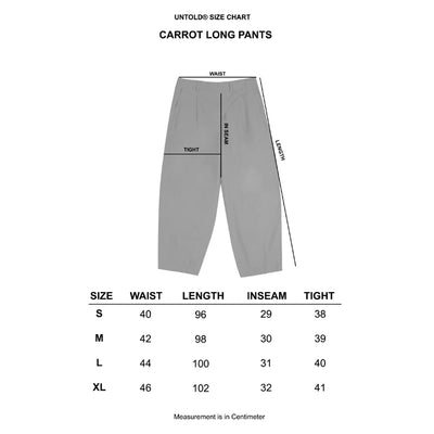 CARROT LAONG PANTS NUTMEG