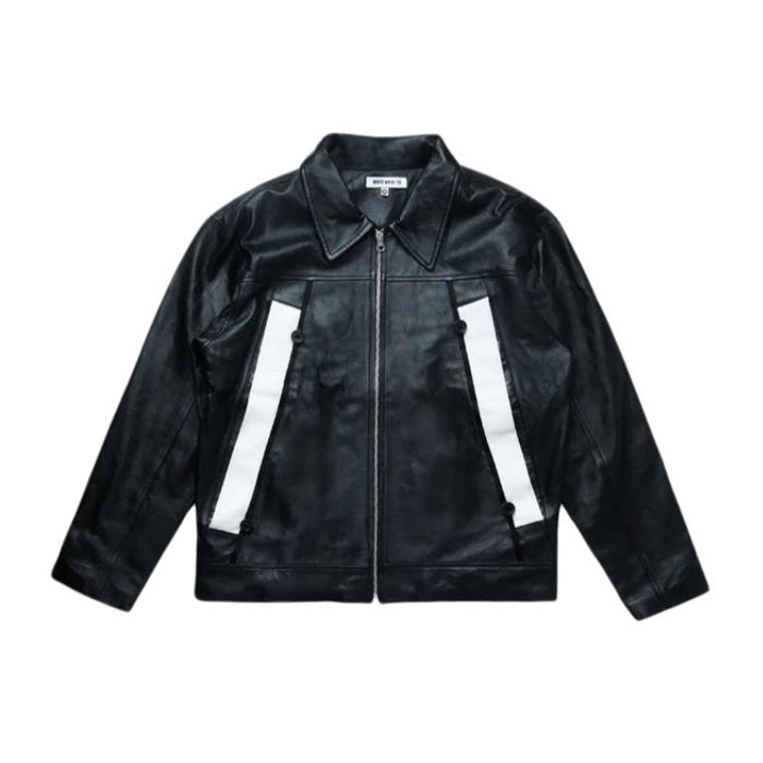 FLAP LEATHER CHORE JACKET