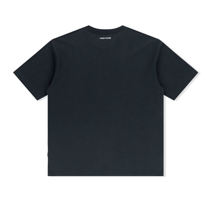 [YESEYESEE]★Y.E.S Pigment Applique Tee yeseyesee Y.E.S Pigment Applique Tee-Khaki | 하이츠스토어