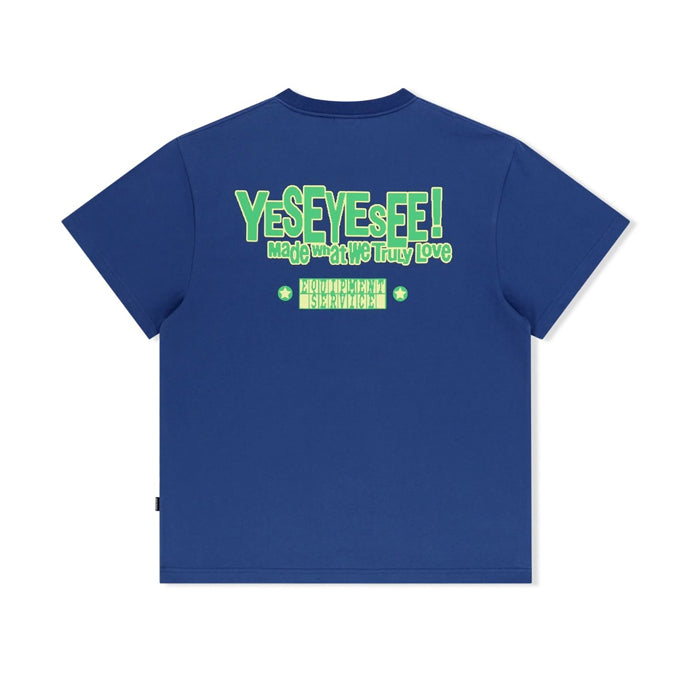 ★YESEYESEE★ YES Palm Tree Tee Cobalt Blue YS251TTSST04CBL Y.E.S Palm Tree Tee – Seek Indonesia