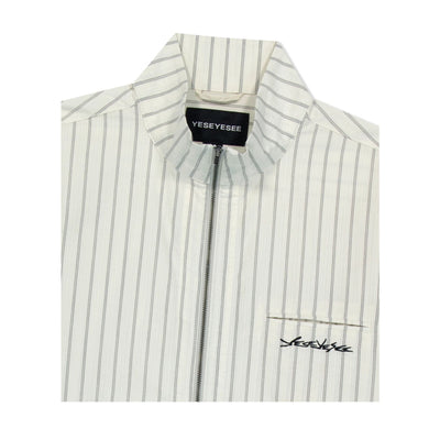 Hi Neck Two Way Zip Up Shirt