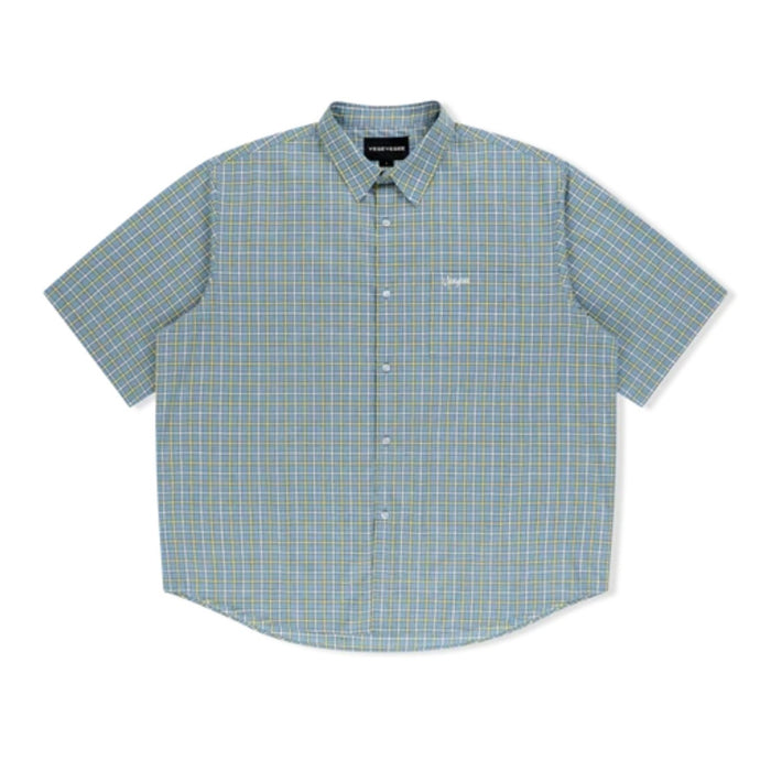 SN-Logo Short Sleeve Check Shirt