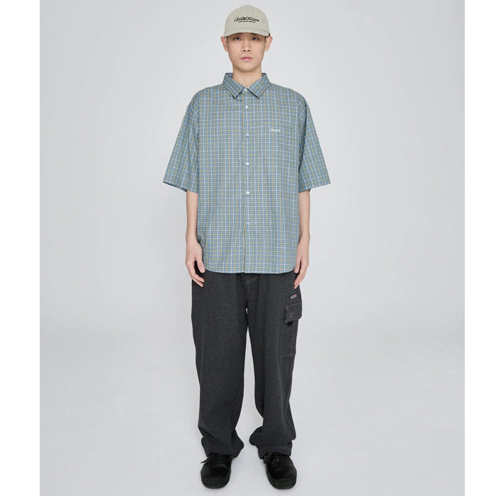 SN-Logo Short Sleeve Check Shirt