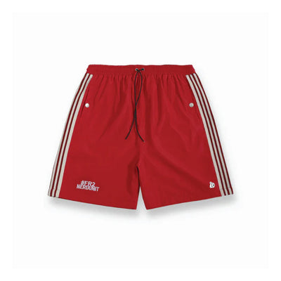 NU x FR2 Track Shorts | Burgundy