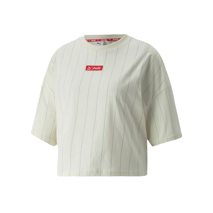 PUMA X COCA COLA Relaxed AOP Tee Ivory G