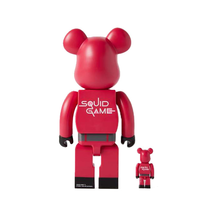 BE@RBRICK SQUID GAME(イカゲーム)GUARD 「△」 BE@RBRICK + Squid Game Guard △ 100% + 400% Printed PVC Figurine