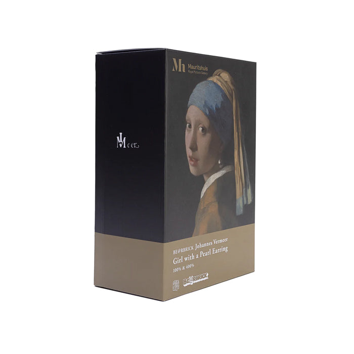 Bearbrick Johannes Vermeer Girl with pearl earring 100 400