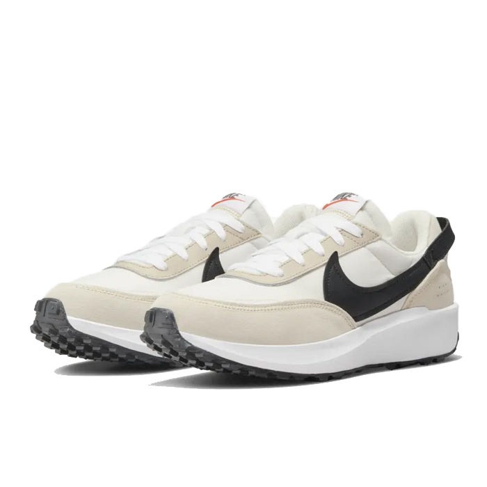 nike waffle one summit white black orange